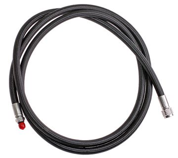 Шланг среднего давления FanDiver 3⁄8' в оплетке 200 см черный