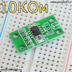 Цифровой потенциометр X9C103S-10КОм
