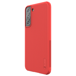 Чехол красного цвета от Nillkin для Samsung Galaxy S22+ Плюс, серия Super Frosted Shield Pro