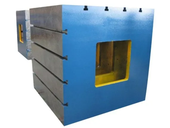 Чугунная кубическая плита с Т-образными пазами