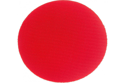 Тарелка опорная пластиковая с мягкой вставкой (на липучке, 125 мм, М14) STAYER 35744-125