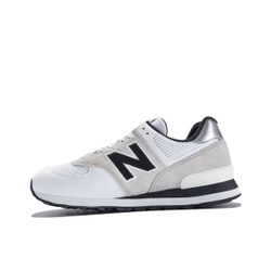 New Balance 574 "White Silver Black"