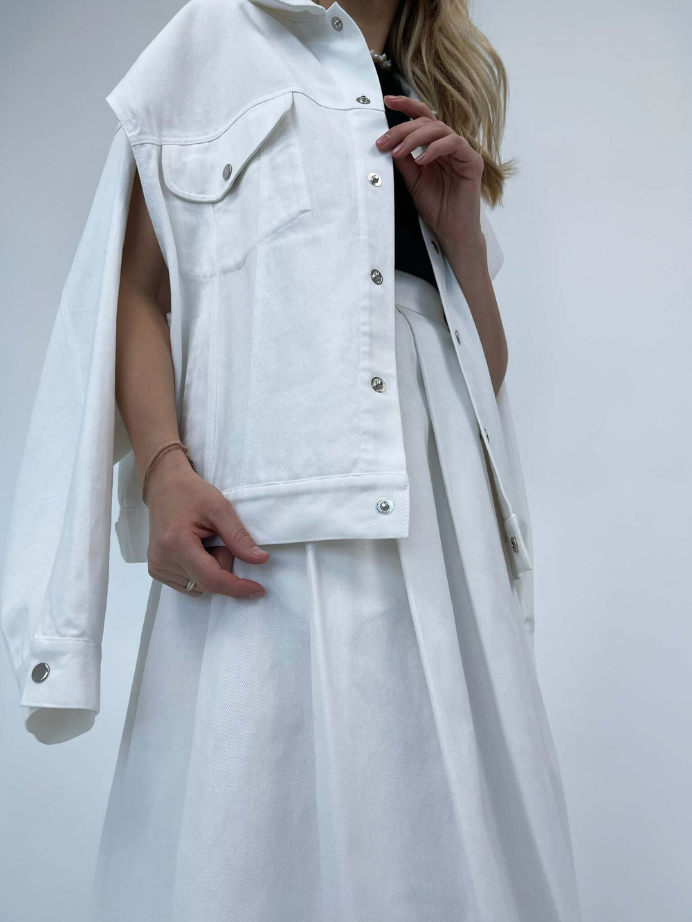 Джинсовка молочная 5