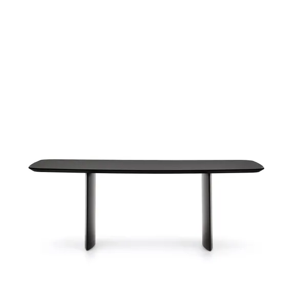 Стол из лакированного МДФ Litto черный, 200 x 100