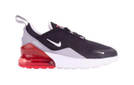 Middle-aged children Nike Air Max 270 non-slip lightweight running shoes black and red