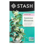 Stash Tea, зеленый чай, цветы жасмина, 20 чайных пакетиков, 38 г (1,3 унции)