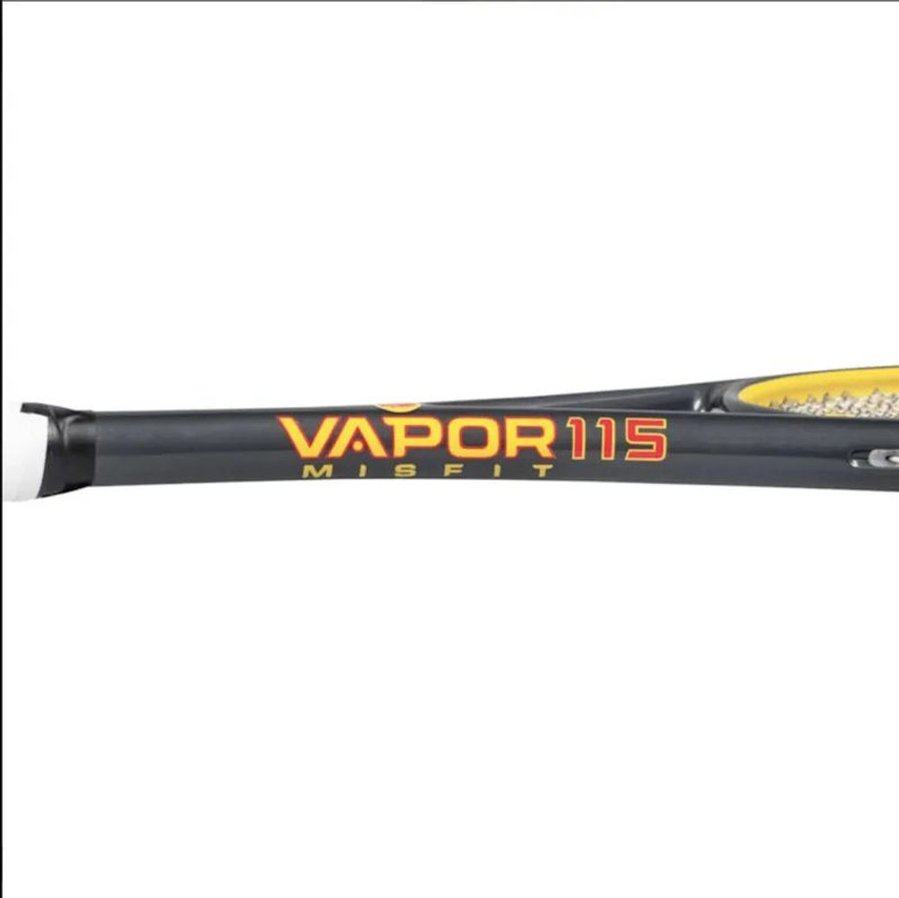 Harrow Vapor 115 Misfit, Squash Racket, Grey/Yellow/Red