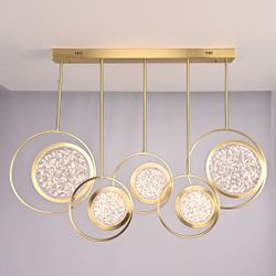 Дизайнерская люстра на штанге ЛУНА lighting collection L100