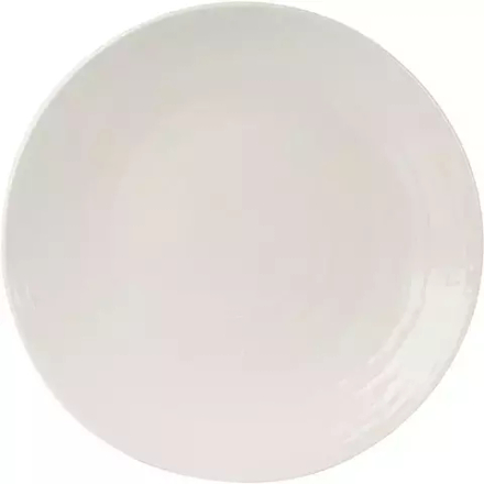 Тарелка «Скейп» мелкая фарфор D=21см белый