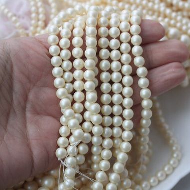 Майорка Сливочное масло 6 мм, 1 нить, МА114