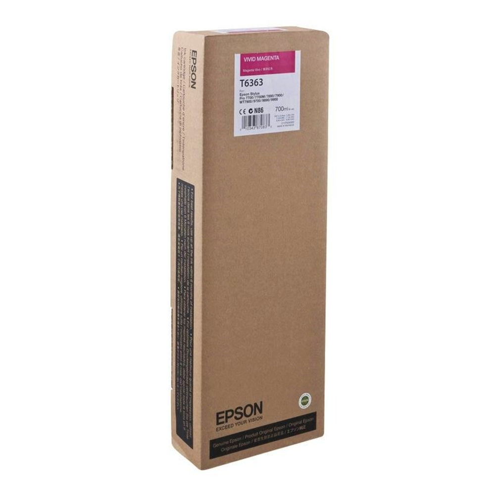Картридж EPSON C13T636300 (T6363) для Stylus Pro 7700/7890/7900/9700/9890/9900 пурпурный 700мл.