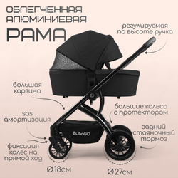 Модульная коляска BubaGO Lotta 3в1 LIMITED