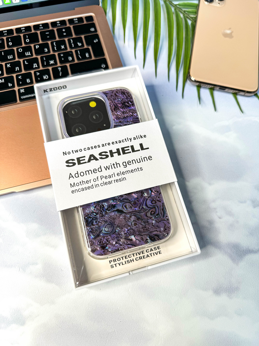 Чехол для IPhone 15 KZDOO Seashell