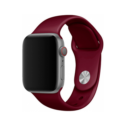 Силиконовый ремешок Apple Watch, 42/44/45, S/M, ежевика