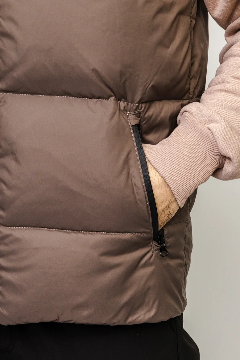 Жилет "НОХО" утеплённый, унисекс, цвет "Прибрежный туман"