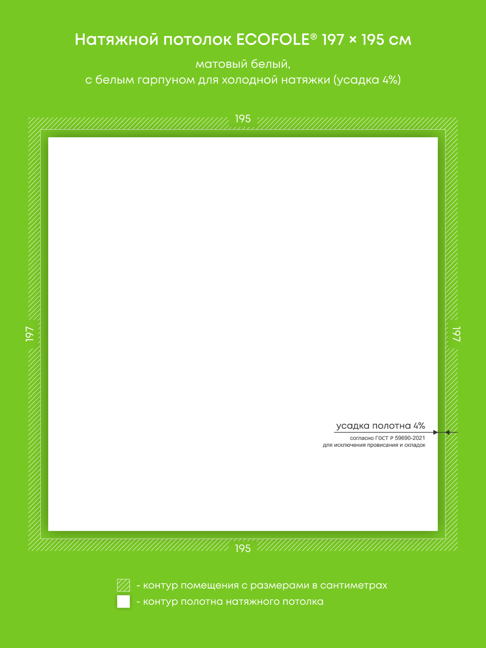 Натяжные потолки 3.8 м2, 11.4 м2, 9.4 м2