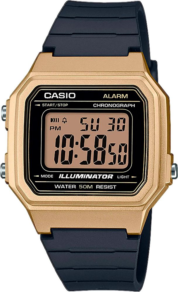 Японские наручные часы Casio Collection W-217HM-9AVEF с хронографом