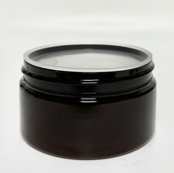 Комплект: Банка ПЭТ 250 мл (89) коричневая с отсекателем и белой крышкой