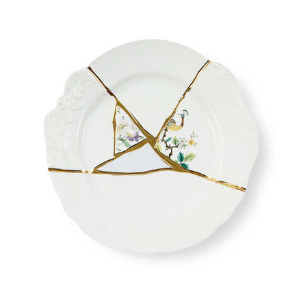 Тарелка обеденная Seletti Kintsugi №2 (27.5 см)