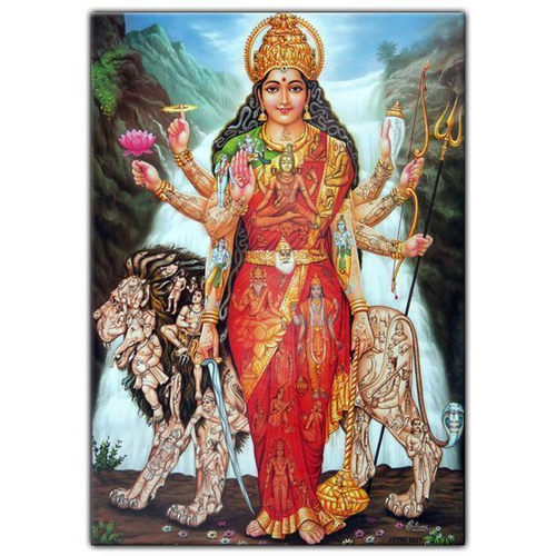 Магнит Дурга 10*7 см