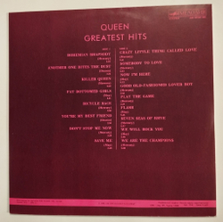 Винтажная виниловая пластинка LP Queen Greatest Hits (СССР 1990)