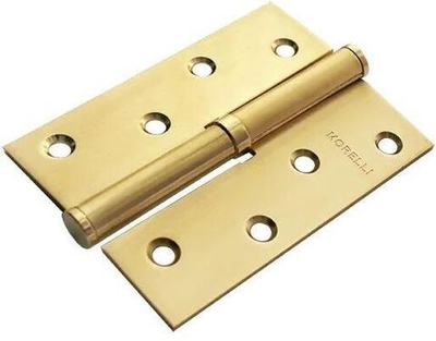 Петля стальная левая MSD 100X70X2.5 золото матовое