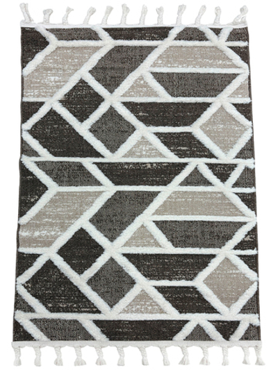 Ковер Vicenza B0221A Cream/Brown Прямоугольник