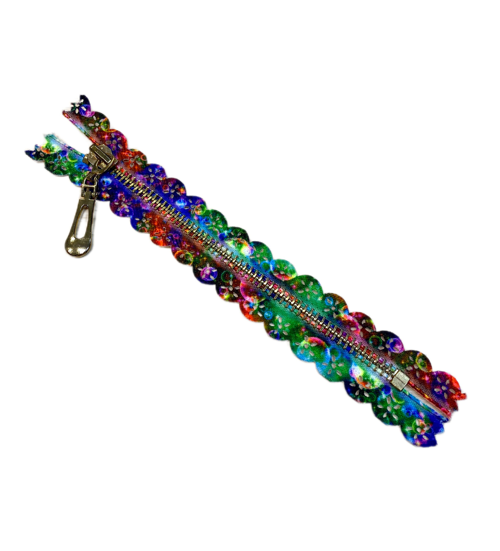 Застежка-молния декоративная металл №5 16см