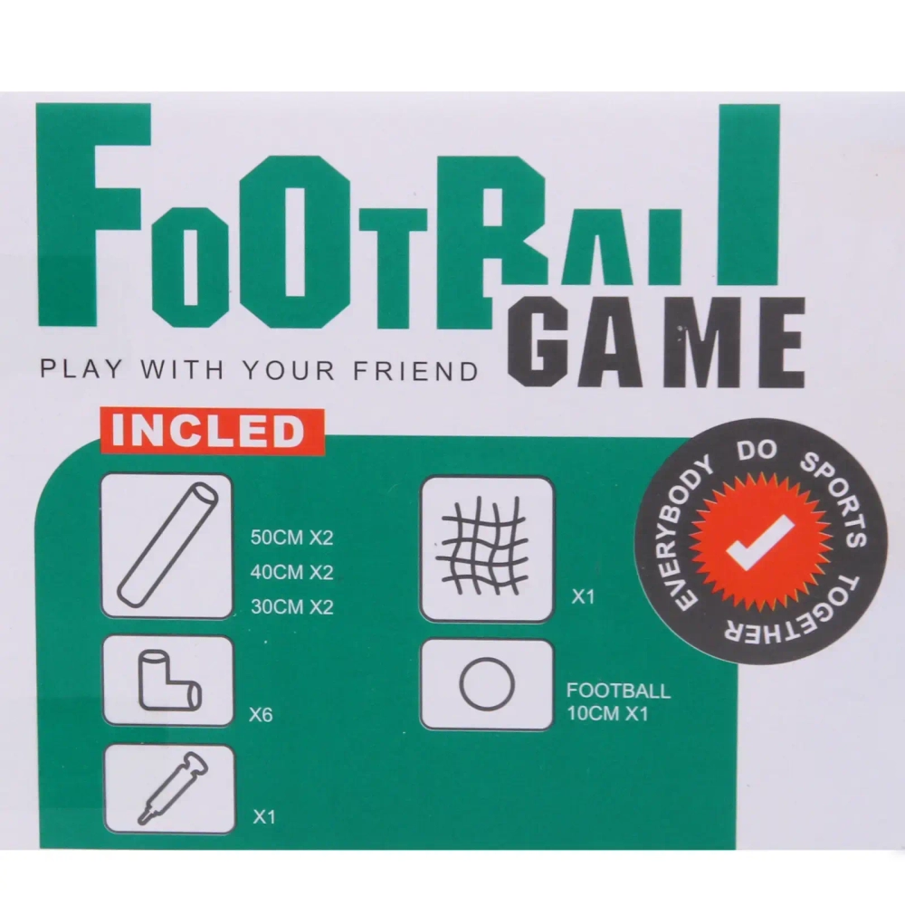 Набор тренировочный для футбола ZG270-226: ворота 56,5*37,5*46,5 см, мяч 10 см, насос