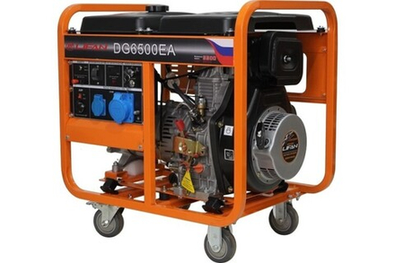 Электростанция дизельная с воздушным охлаждением LIFAN DG 6500EA открытая DG6500EA