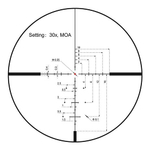 Прицел Vector Optics Continental X6 5-30x56 ZeroStop, сетка Hunting BDC (SCOL-X22P)