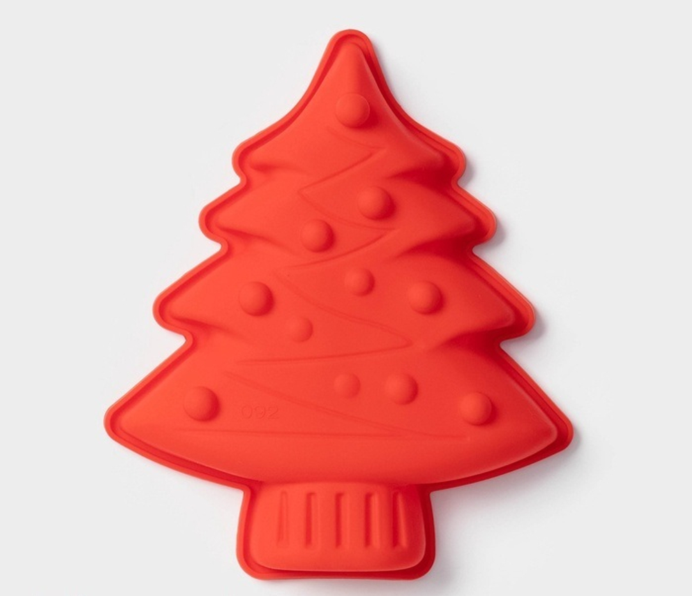 Силиконовая форма для выпечки "Новогодняя ёлочка" 18*14,5см