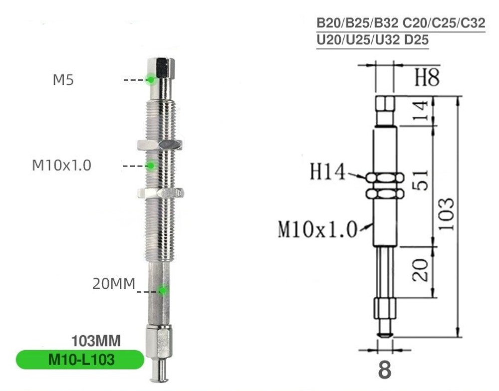 Zpt3-k20-b5-a10 does not rotate l103 (medium head)