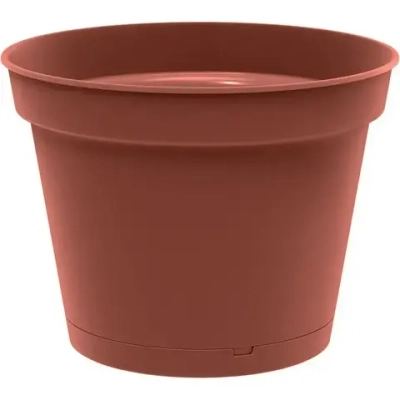 Горшок для цветов Mint D240мм, 5л с поддоном (терракотовый)