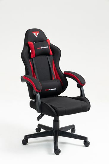Кресло спортивное TopChairs Phantom черно-красный