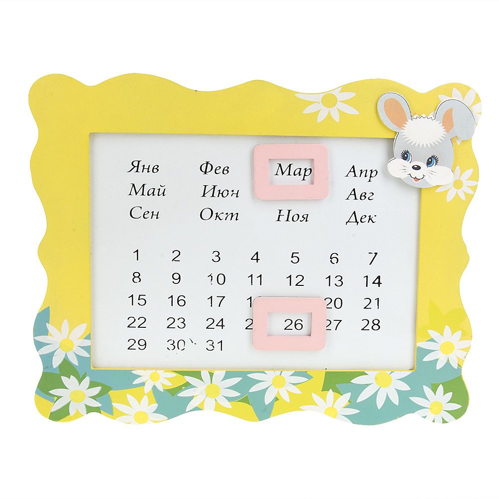Календарь декоративный (с магнитами) " " 30*1*24,5см. (4вида) (транспортная упаковка)
