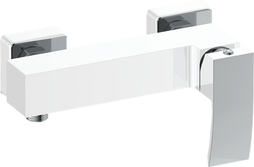 44052-F Смеситель для душа (белый,хром) "GANZER"  (6/1шт)