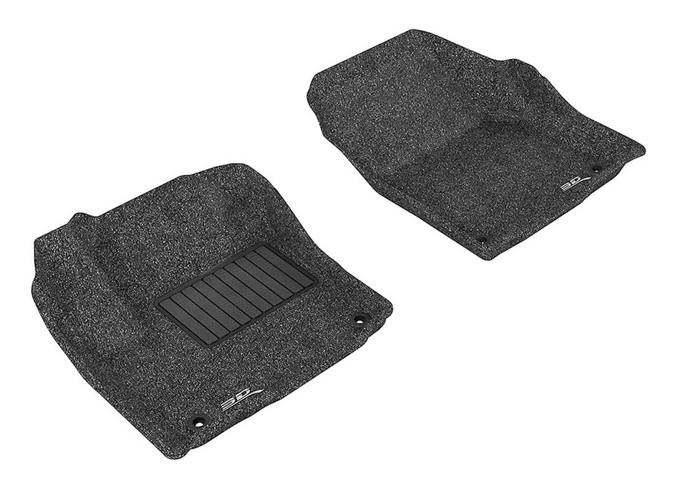 Коврики Sotra 3D Lux для Toyota LC 150 Prado 12- (2ч.передние) черные. Артикул ST 74-00578F