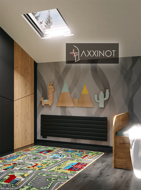 Axxinot Adero Z 1500 - горизонтальный трубчатый радиатор шириной 1500 мм