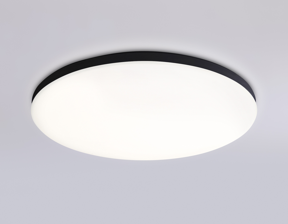 FZ2004 BK черный IP54 20W 3000K-6500K+RGB Wi-Fi Алиса/Tuya/Smart Home/Alexa D300*55 (ПДУ ИК)