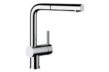 Смеситель Blanco Linus-S рычаг справа хром