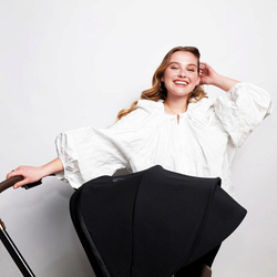 Коляска 3 в 1 Cybex Priam IV Rosegold complete и автокресло Cloud T i-Size Platinum White Plus Sepia Black