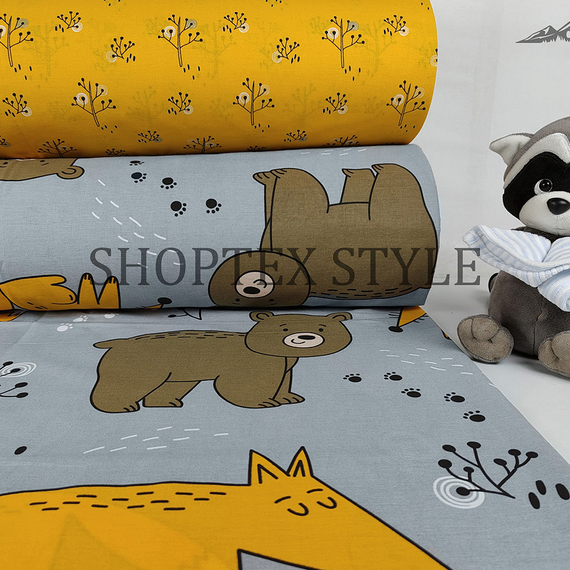 Поплин &quot;Следопыты&quot; | ш.220 см | 115 г/м² | хлопок-100%