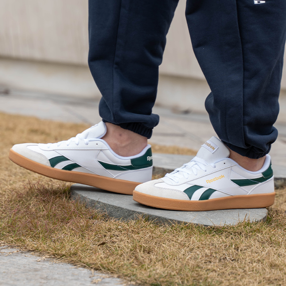 Кроссовки reebok Smash Edge для скейтборда Низки Бело-зеленые Уники