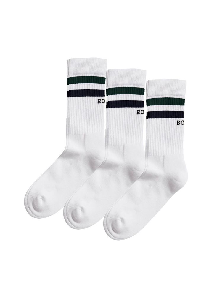 Теннисные носки Björn Borg Crew Socks 3P - разноцветный