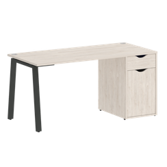 Home Office Стол письменный VR.SP-3-158.1.A Денвер Светлый/Металл Антрацит 1580*720*750