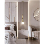 8087/1A MODERNI LN26 384 золото/белый, металл/стекло Подвесной светильник G9 1*20W 220V SOLIDA