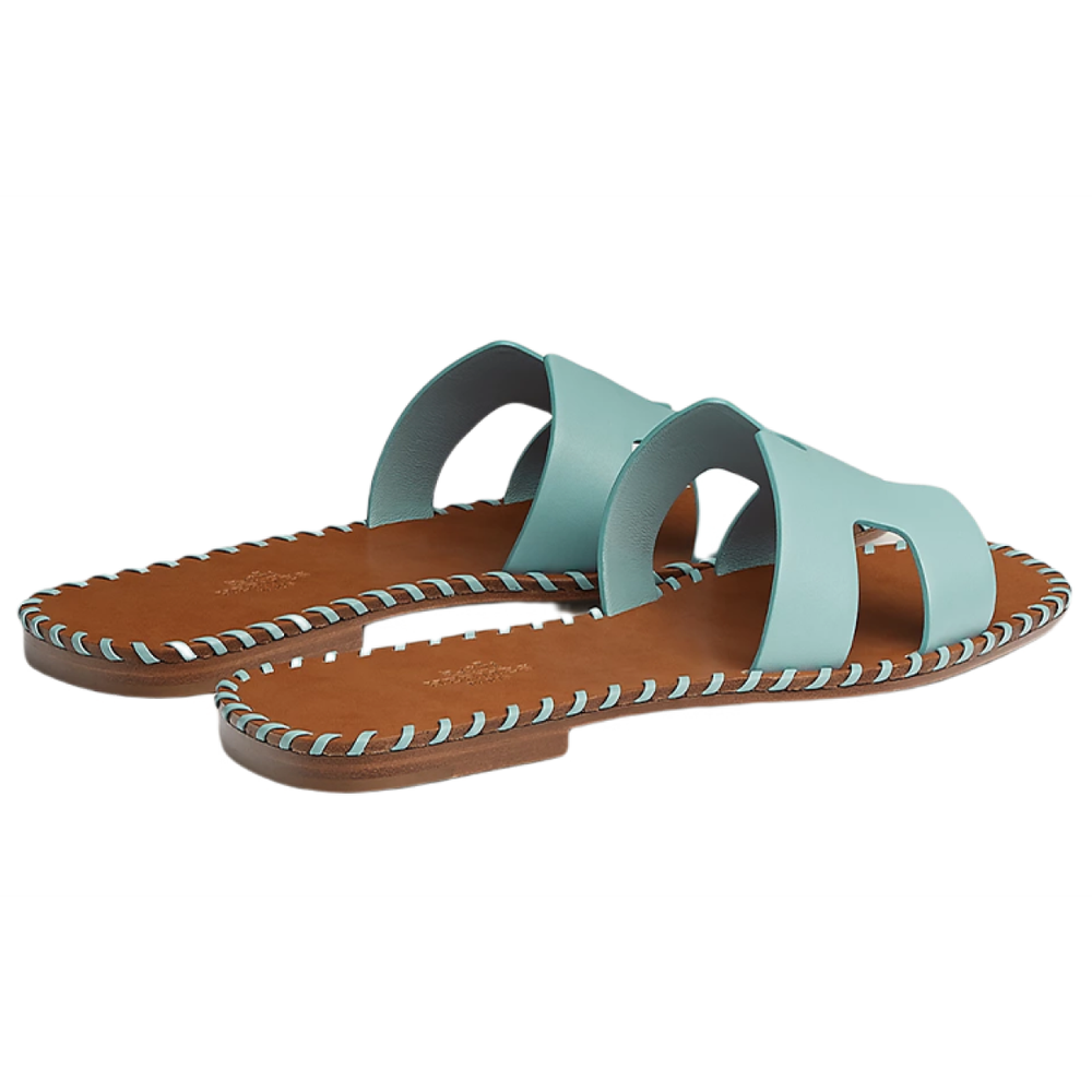 Hermes Comfortable Daily Fashion Sandals Women's Blue, H221110Z 6A