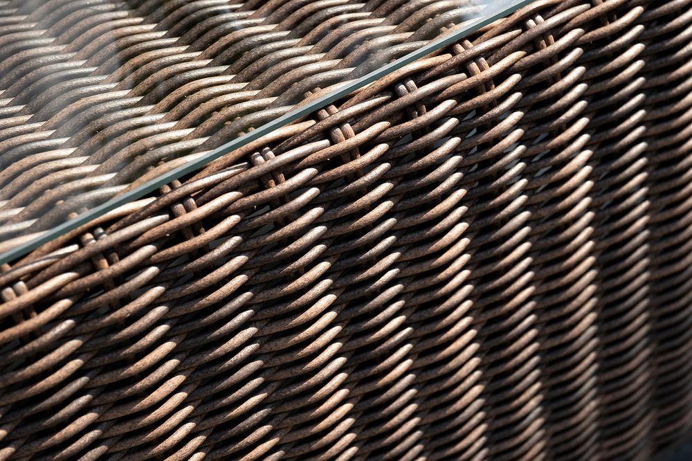 "Капучино Сингл" лаунж-зона из искусственного ротанга, цвет коричневый