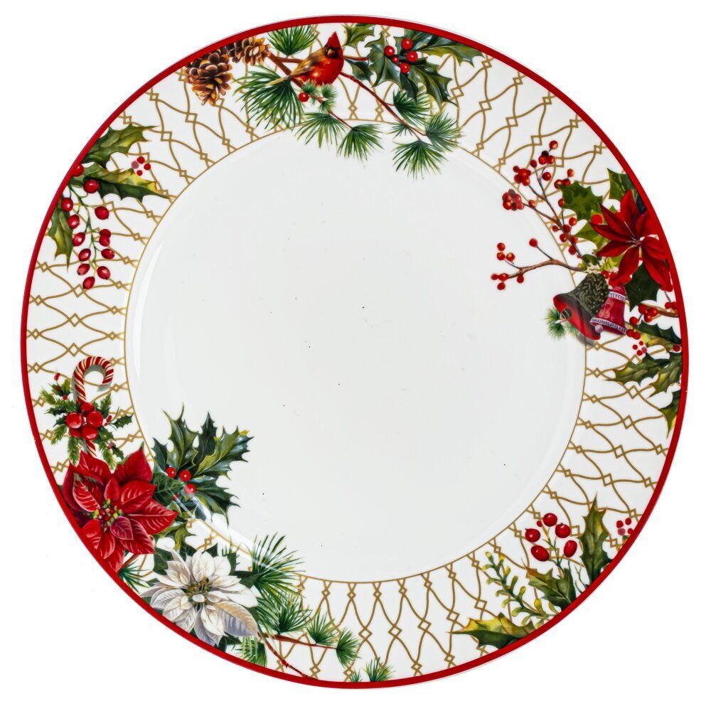 GAEM Тарелка "Зимнее волшебство", L19 W19 H1,5 см